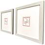 2_Dreamy Crab 11"W x 11"H Framed Art Set of 2 more views