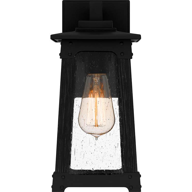 Image 5 Drescher 1-Light Matte Black Outdoor Wall Lantern more views