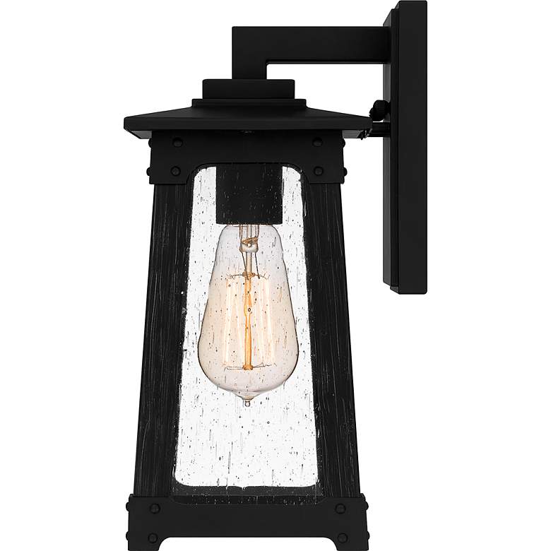 Image 6 Drescher 1-Light Matte Black Outdoor Wall Lantern more views
