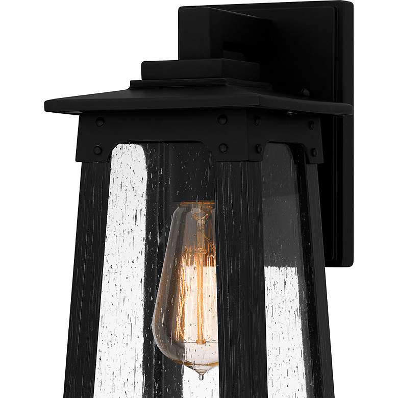 Image 7 Drescher 1-Light Matte Black Outdoor Wall Lantern more views