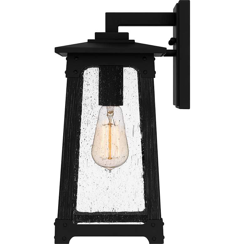Image 6 Drescher 1-Light Matte Black Outdoor Wall Lantern more views