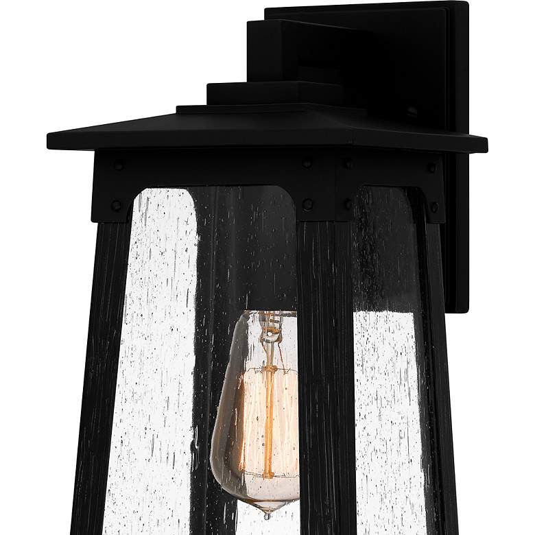 Image 7 Drescher 1-Light Matte Black Outdoor Wall Lantern more views