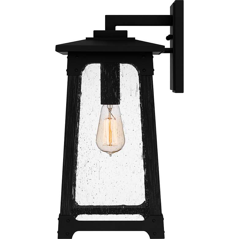 Image 6 Drescher 1-Light Matte Black Outdoor Wall Lantern more views