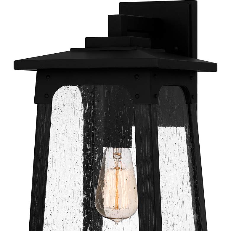 Image 7 Drescher 1-Light Matte Black Outdoor Wall Lantern more views
