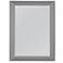 Drew Smoked Gray Mirrored 36" x 48" Rectangular Wall Mirror