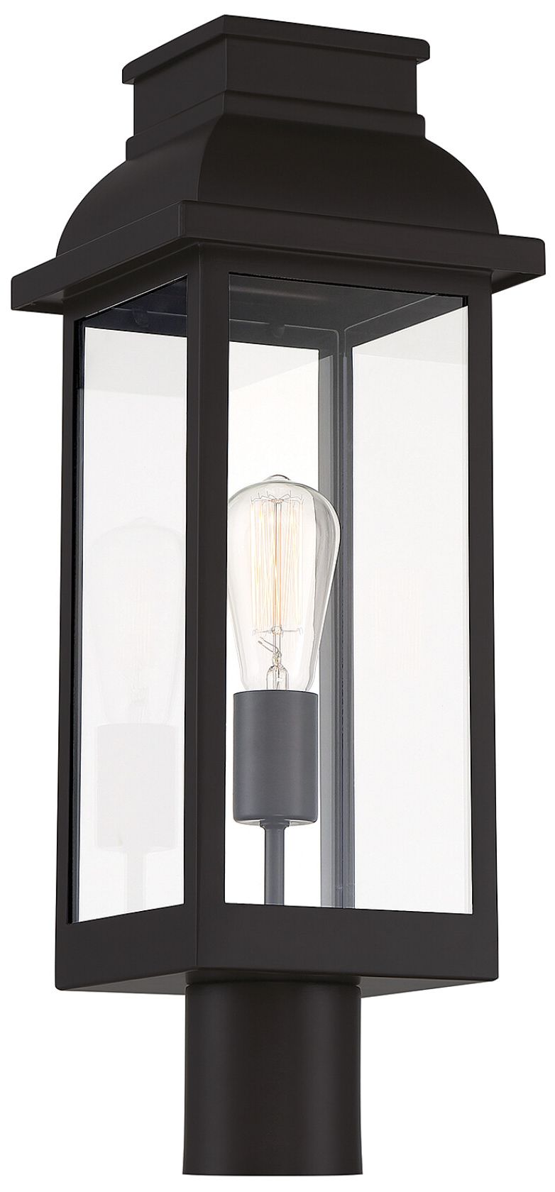 Image 3 Drexel 1-Light Outdoor Post Lantern in English Bronze Outdoor more views