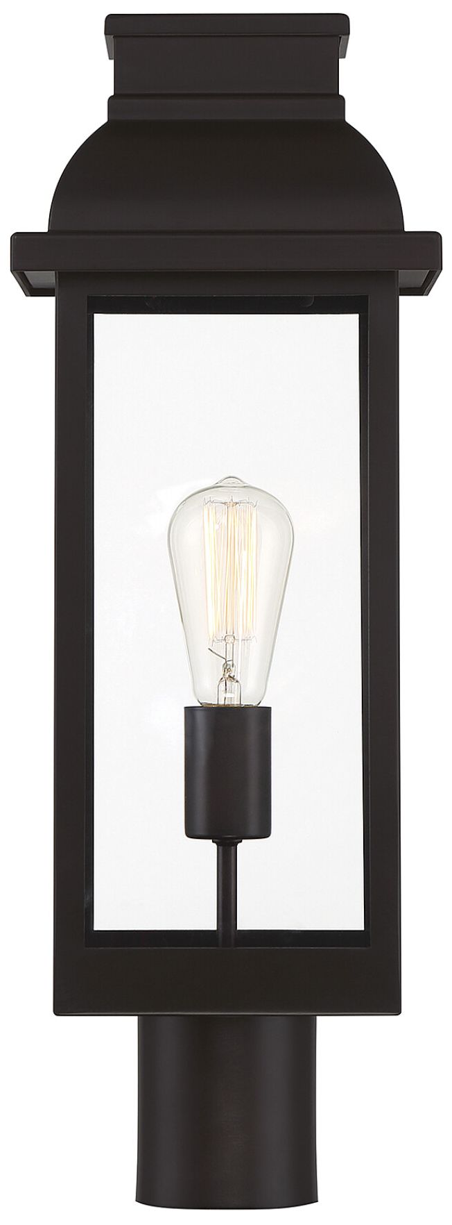 Image 4 Drexel 1-Light Outdoor Post Lantern in English Bronze Outdoor more views