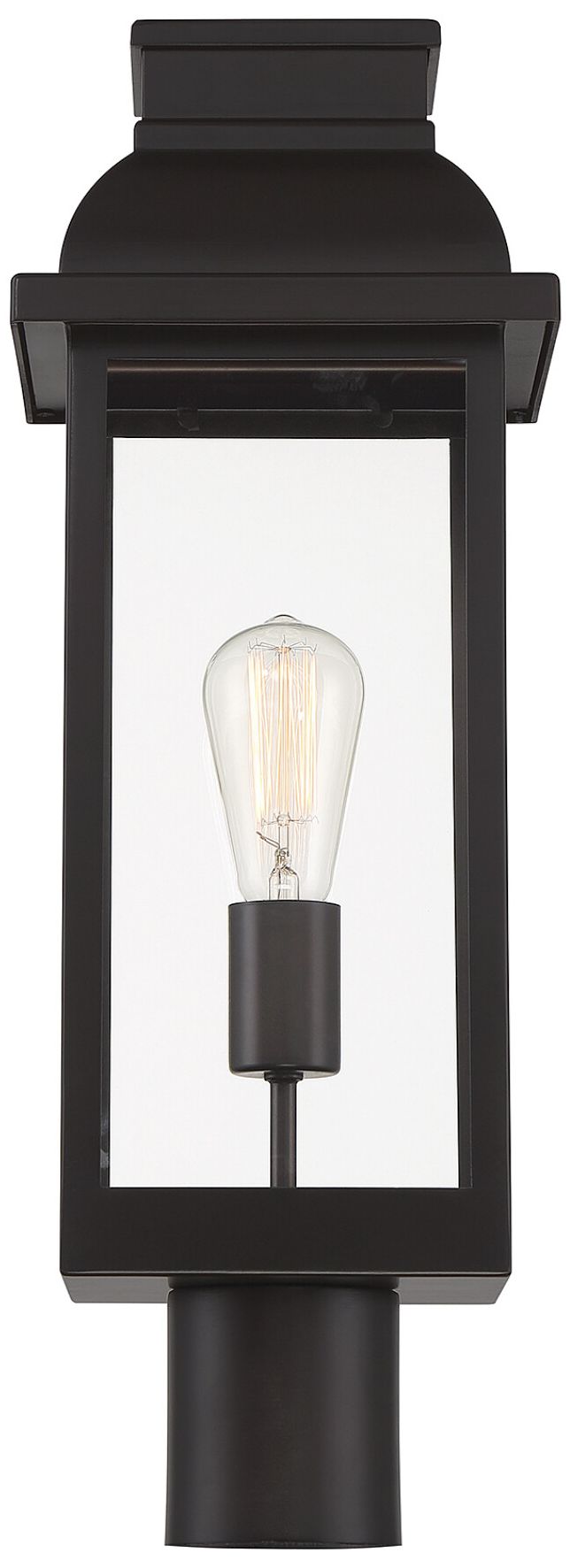 Image 5 Drexel 1-Light Outdoor Post Lantern in English Bronze Outdoor more views