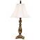 Drexel Distressed Gold Table Lamp