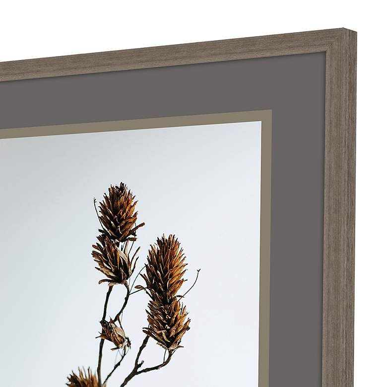 Image 3 Dried Bud 32" High 2-Piece Giclee Framed Wall Art Set more views