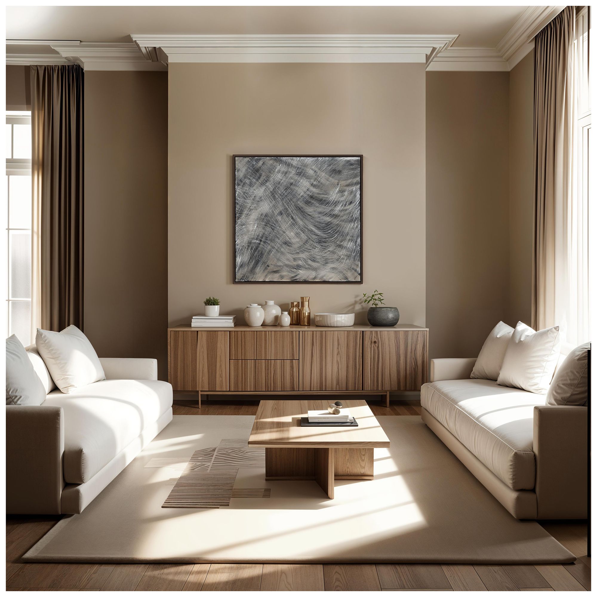 Image 4 Drift 40" H x 40" W Canvas Art more views