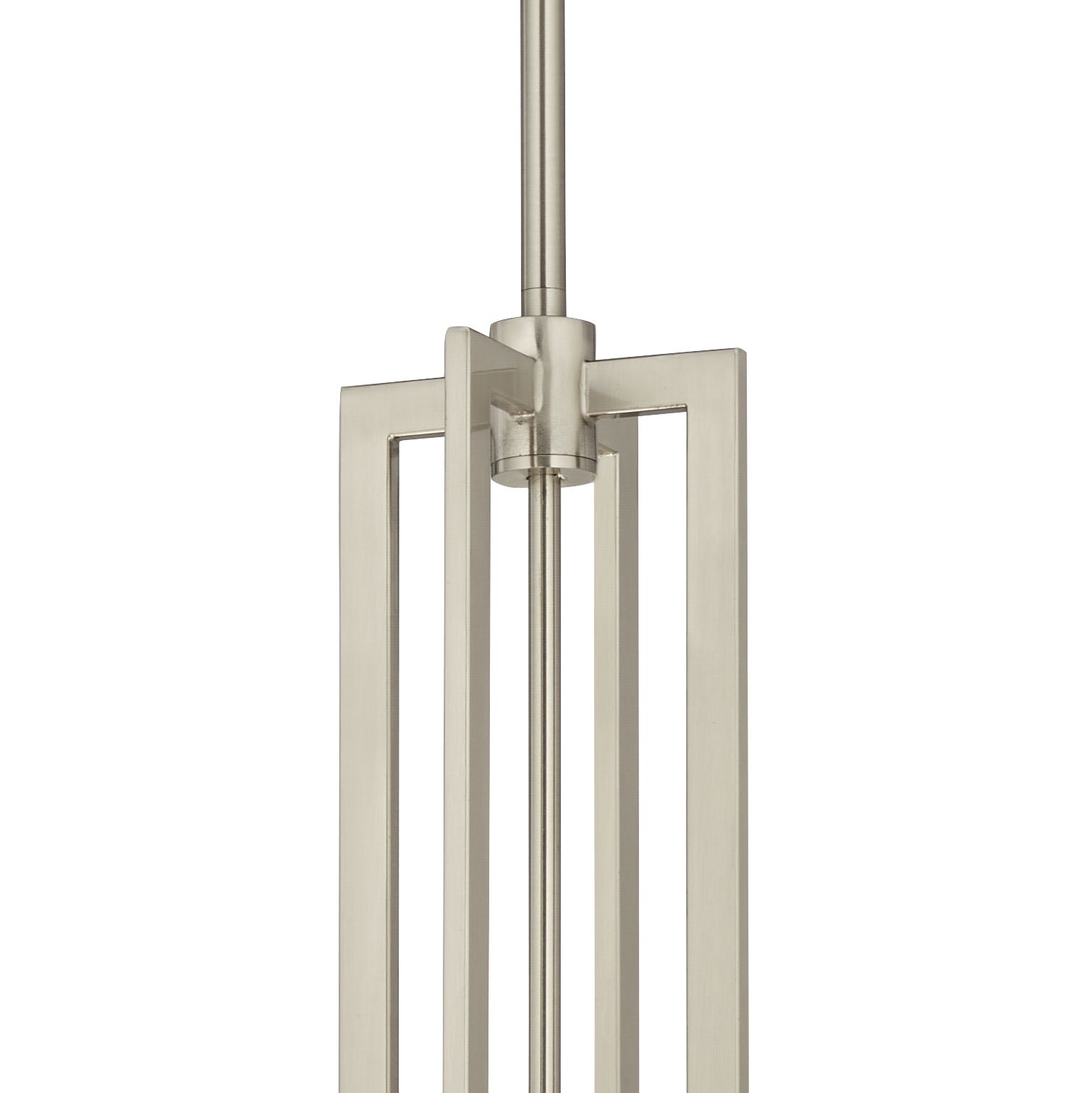 Image 2 Drifting Petals Carey 24" Brushed Nickel 4-Light Chandelier more views