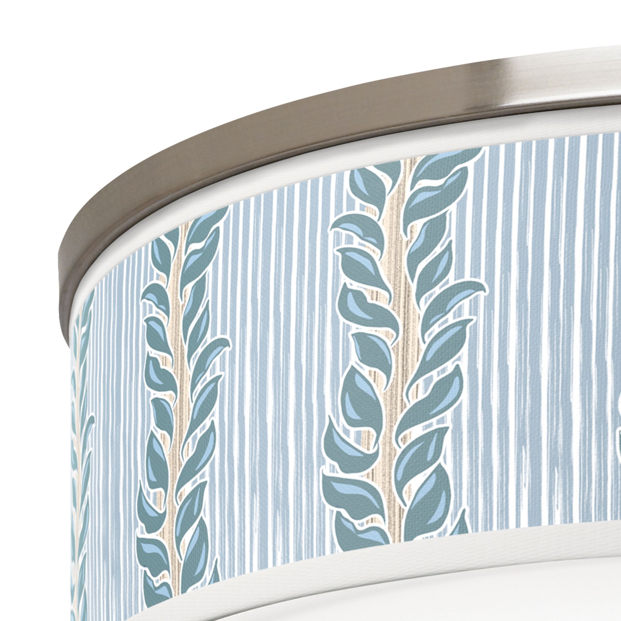 Image 2 Drifting Petals Giclee Nickel 20 1/4" Wide Ceiling Light more views