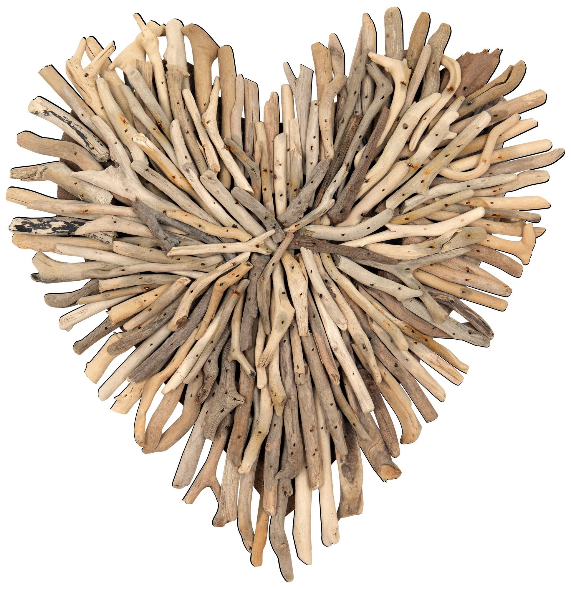 Image 2 Driftwood Heart Shaped Wall DAcor more views