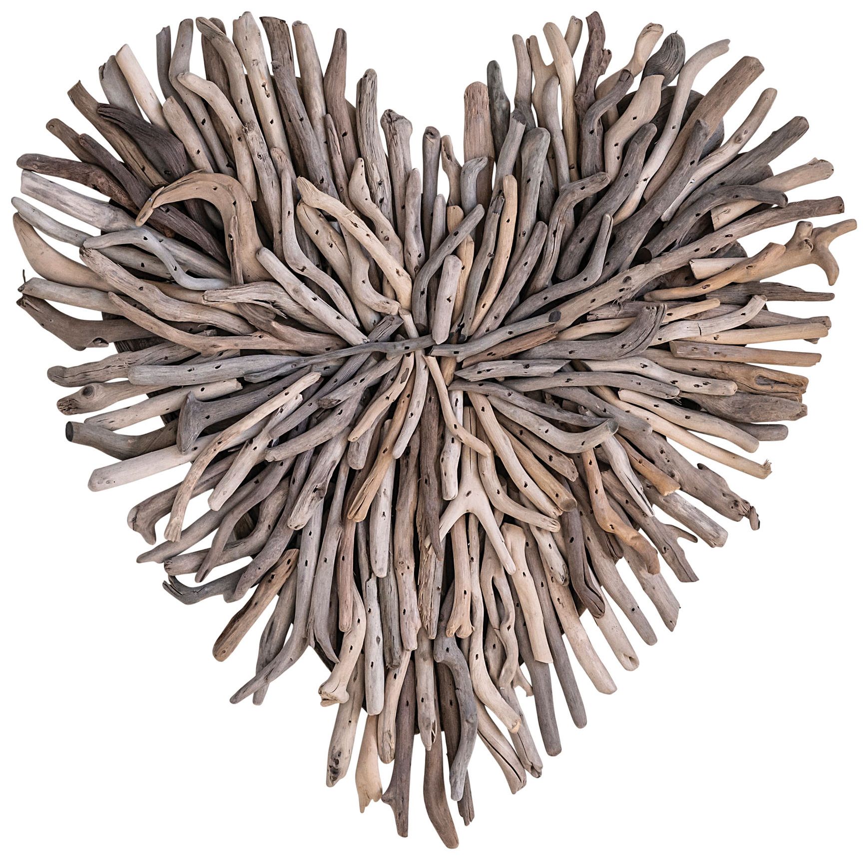 Image 3 Driftwood Heart Shaped Wall DAcor more views