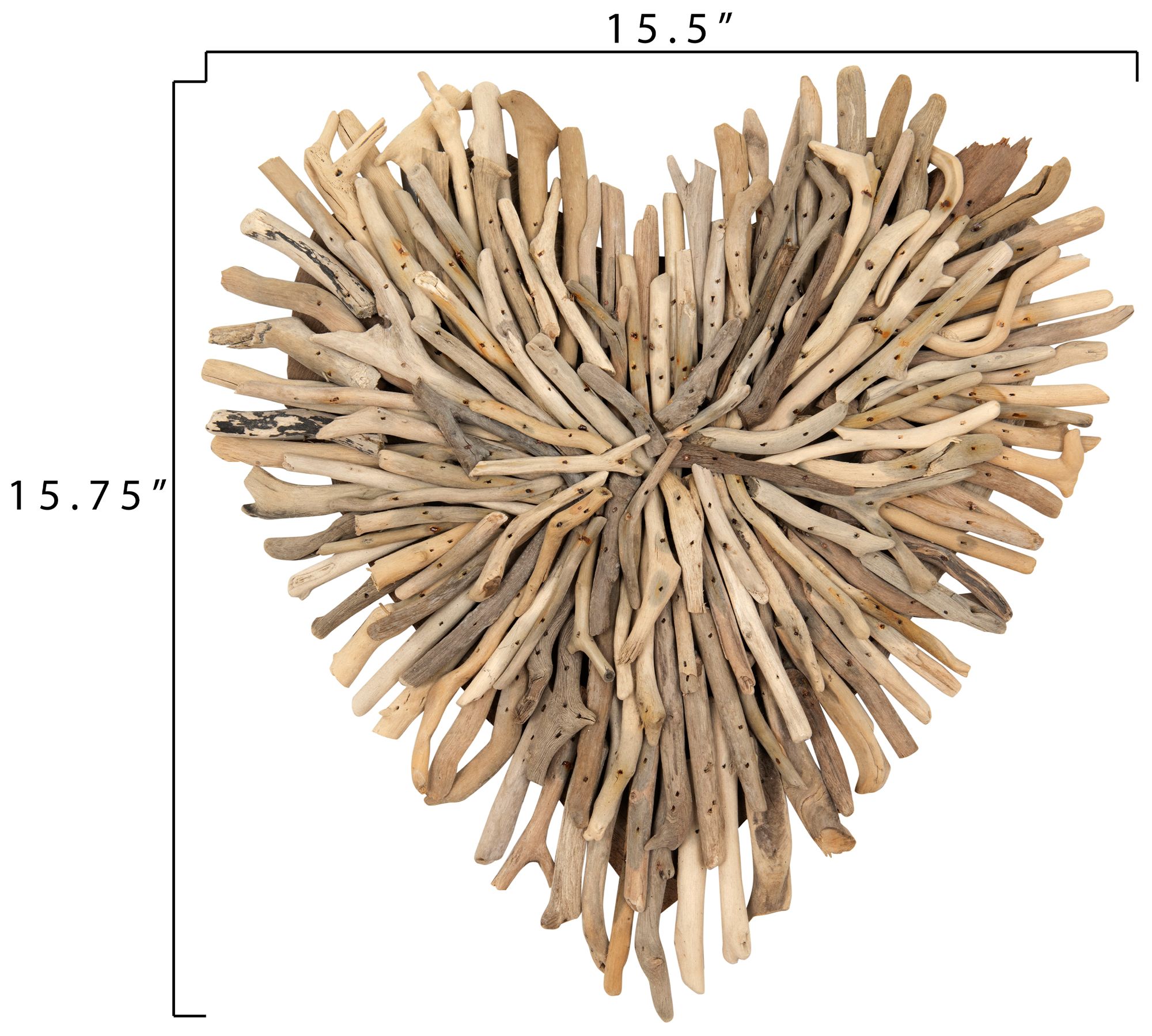 Image 4 Driftwood Heart Shaped Wall DAcor more views