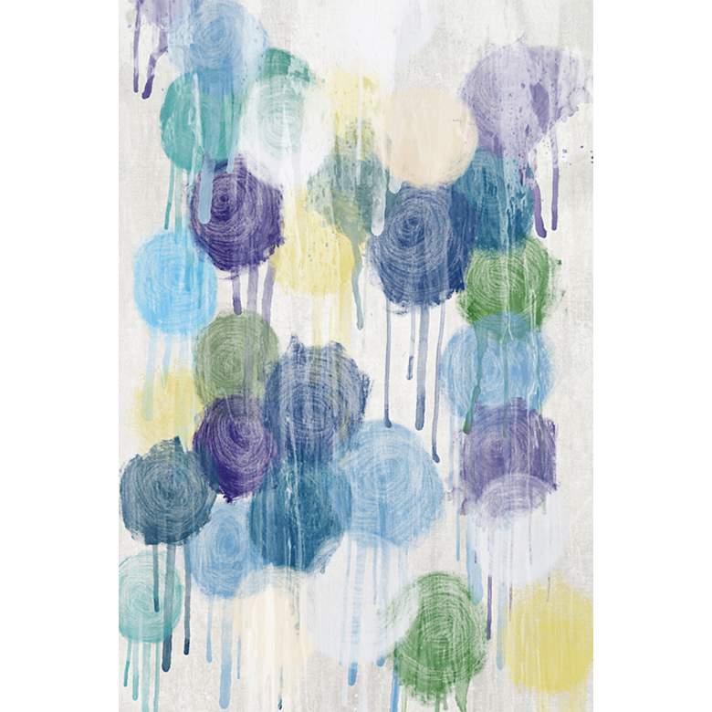 Image 1 Drippin&#39; Dots 30 inch High Giclee on Canvas Wall Art