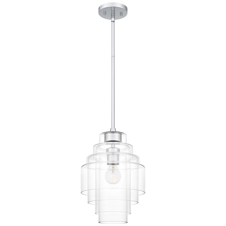 Image 1 Driscoll 1-Light Polished Chrome Mini Pendant