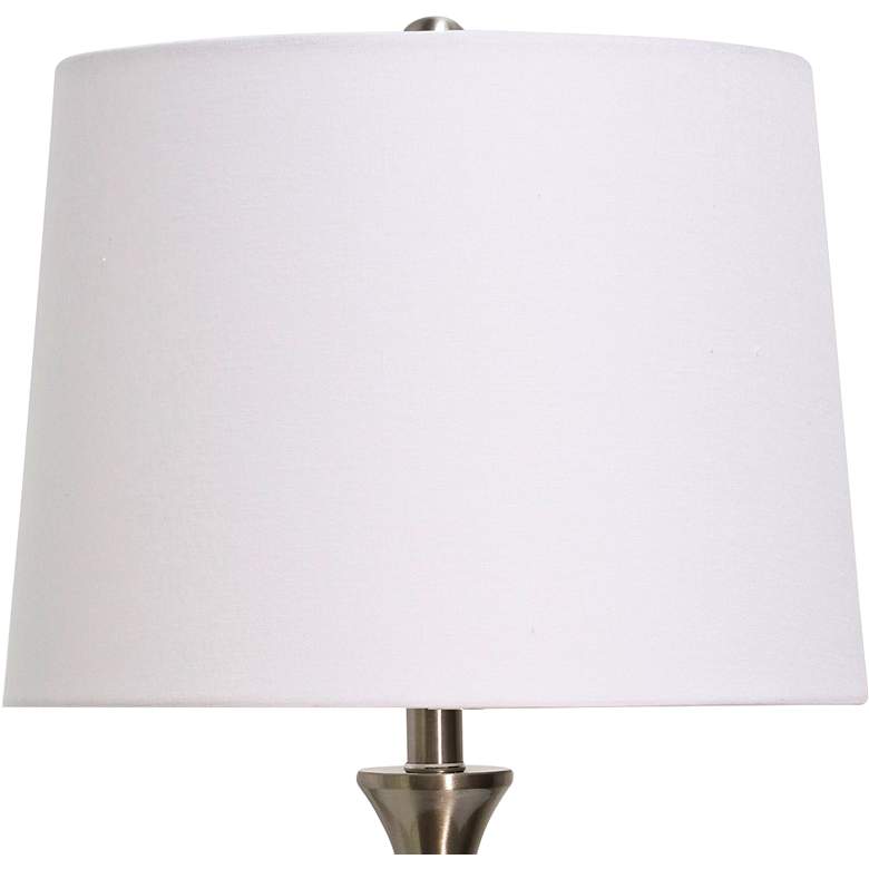 Image 2 Driscoll 29" Brushed Brass Metal Vase Touch Control Table Lamp more views