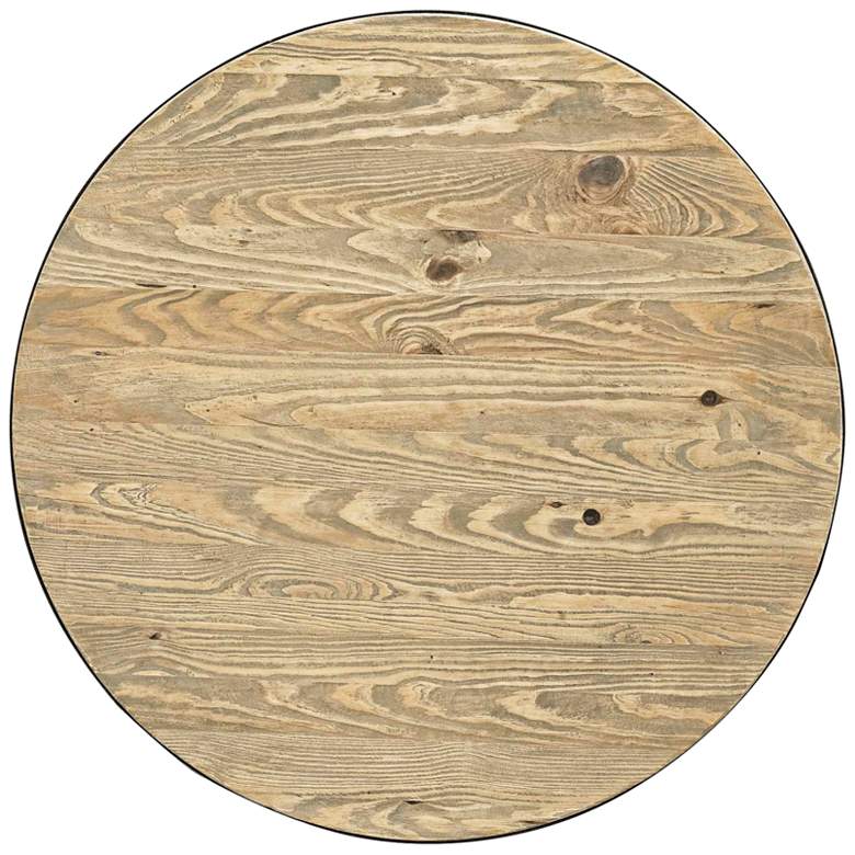 Image 3 Drive 30" High Brown Small Round Modern Dining Table more views