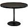 Drive 39 1/2" Wide Black Round Dining Table