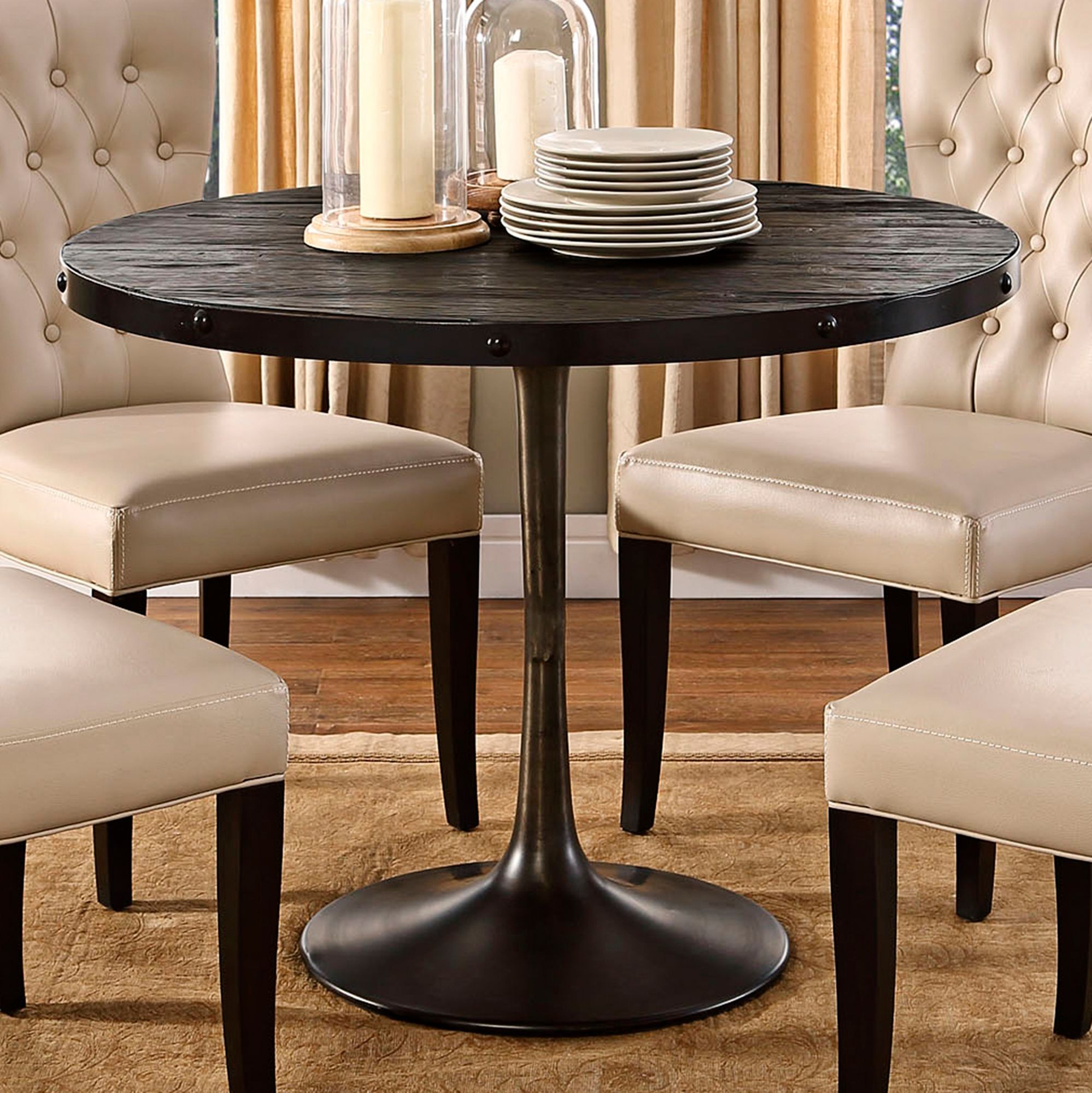 39 inch round dining table