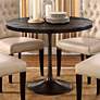 Drive 39 1/2" Wide Black Round Dining Table