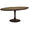 Drive 78" Wide Brown Large Oval Dining Table