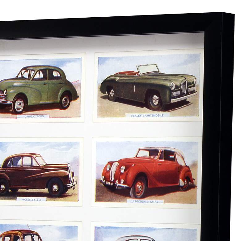 Image 2 Drive Vintage Motors 31" Wide Framed Giclee Wall Art more views