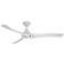 Droid 52" White LED Ceiling Fan by Wind River