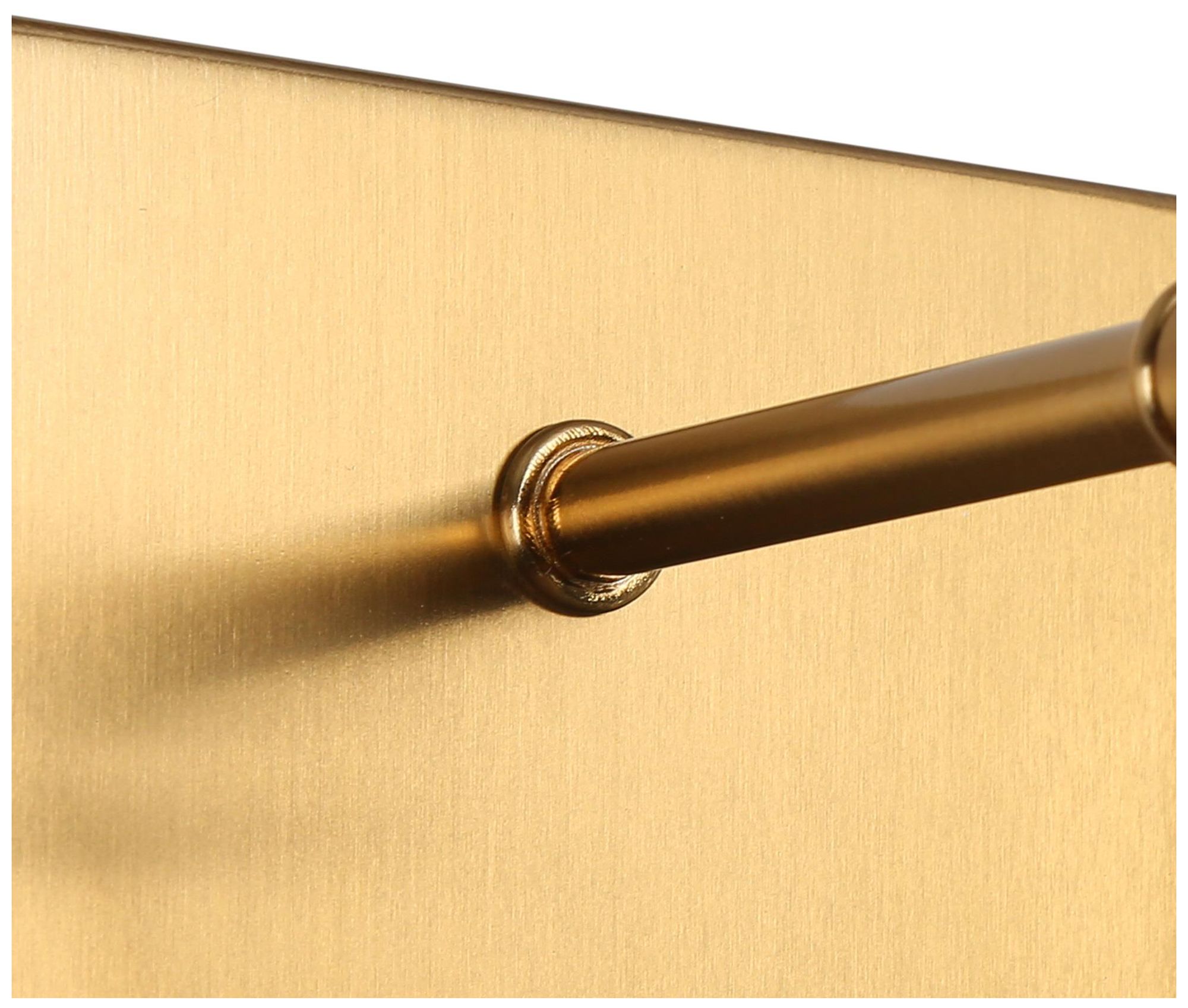 Image 3 Droslin 1-Light 5.1" Wide Brass Bath Light more views