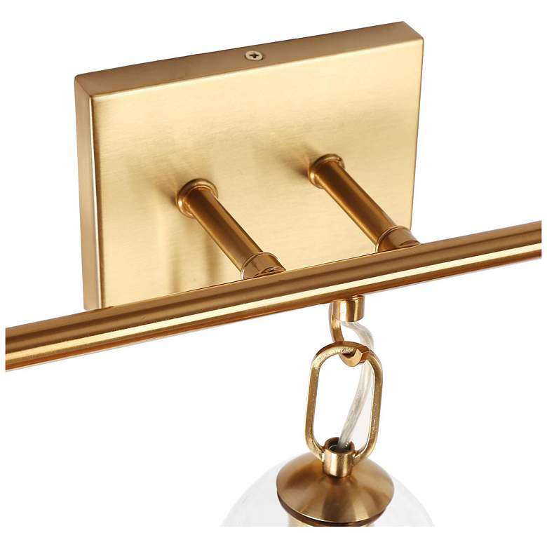 Image 2 Droslin 3-Light 21.6" Wide Brass Bath Light more views