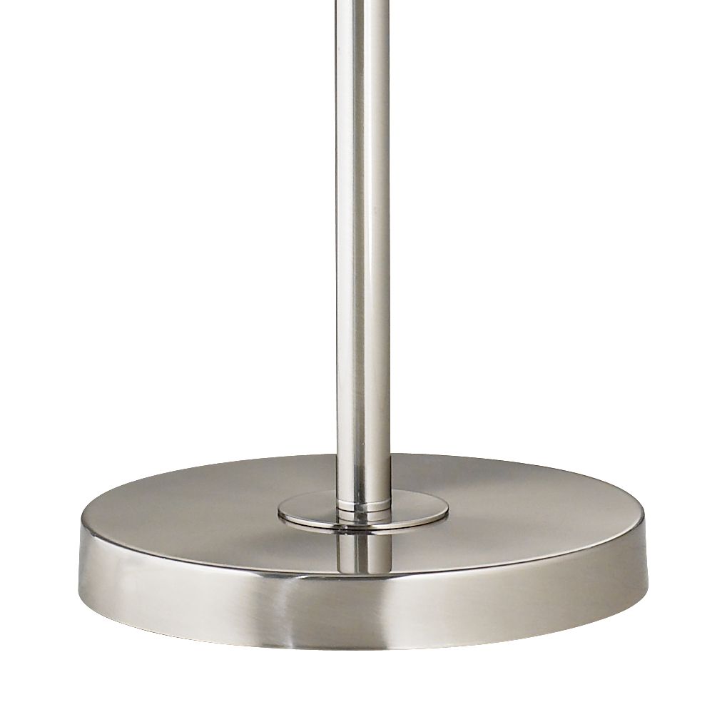 Image 4 Druckman 60 1/2"H Brushed Nickel with Teal Shade Swing Arm Floor Lamp more views