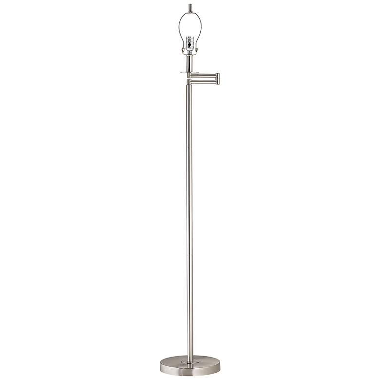 Image 1 Druckman Brushed Nickel Swing Arm Floor Lamp - Base Only