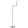 2_Druckman Brushed Nickel Swing Arm Floor Lamp - Base Only more views