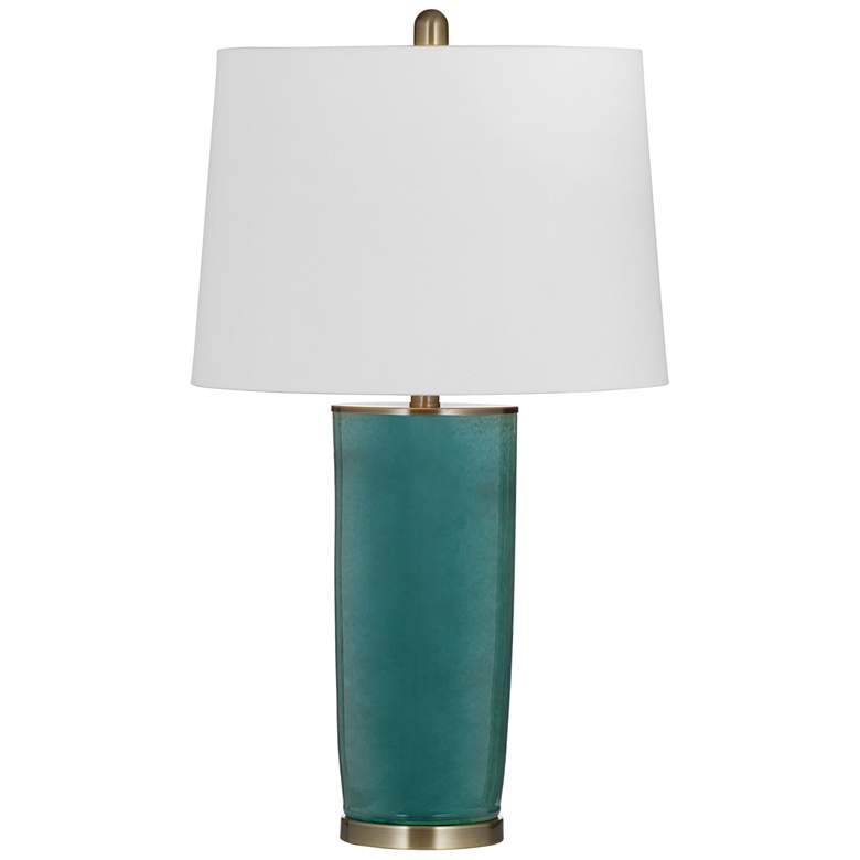 Image 1 Drugget 28" Contemporary Styled Blue Table Lamp