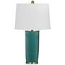 Drugget 28" Contemporary Styled Blue Table Lamp