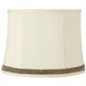 Drum Shade with Black and Gold Trim 14x16x12 (Spider)