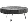 Drummond Black Wooden and Metal Cocktail Table
