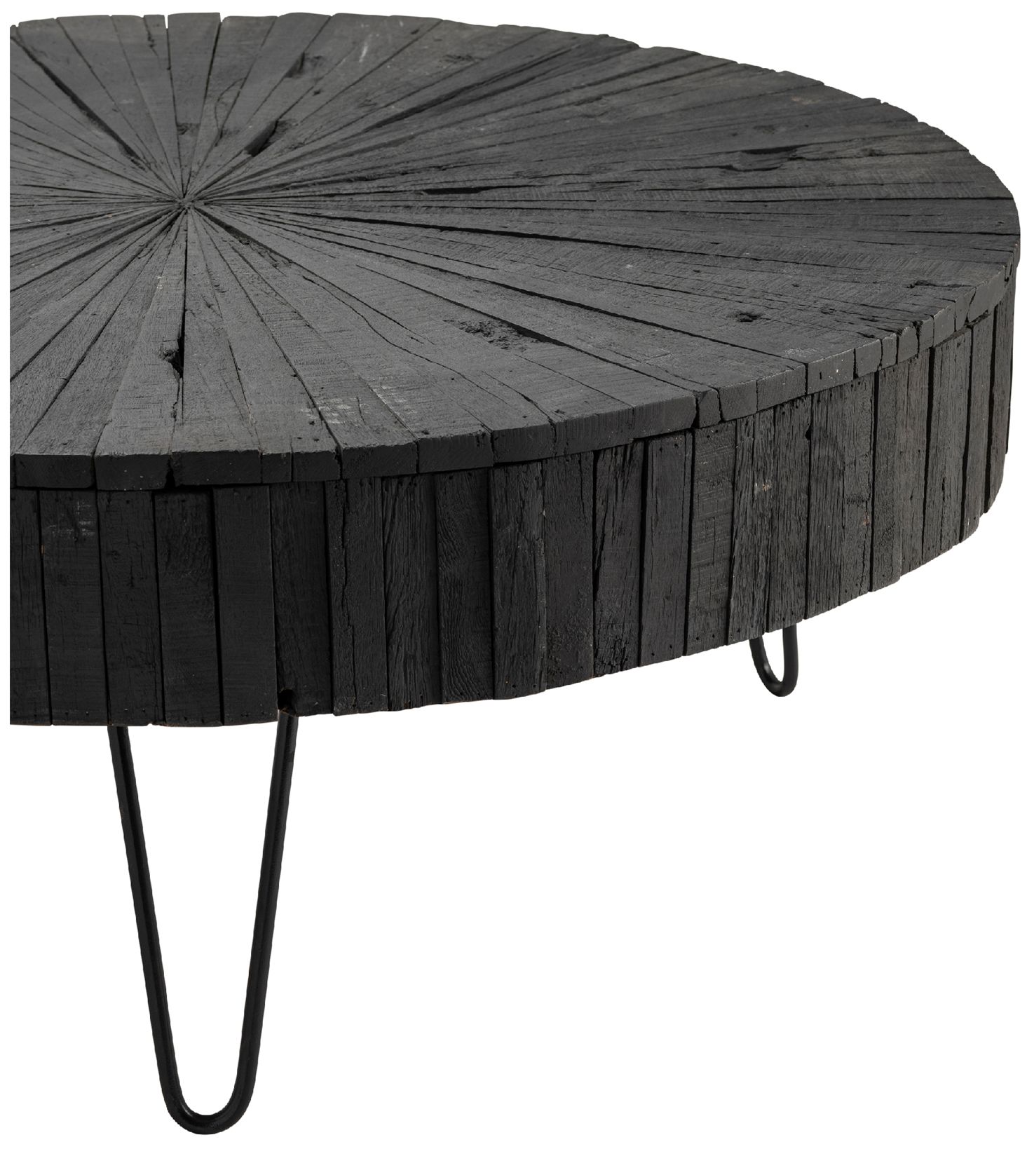 Thumbnail2 of Drummond Black Wooden and Metal Cocktail Table more views
