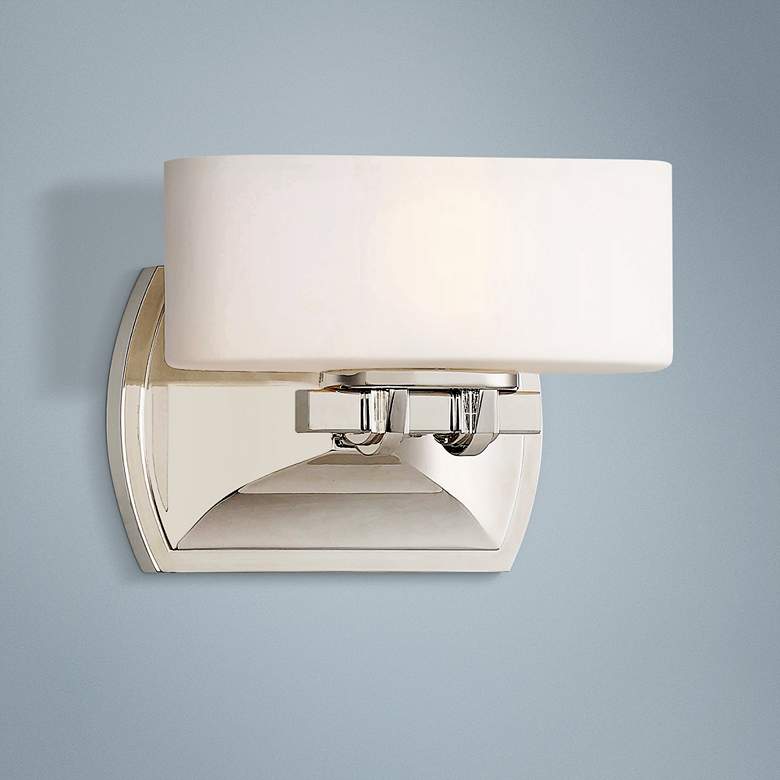 Image 1 Drury 6" High Polished Nickel Wall Sconce
