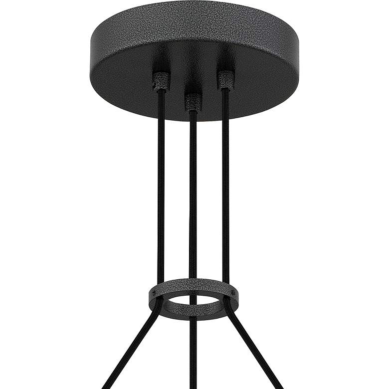 Image 6 Drury Integrated LED Pewter Cast Iron Pendant Light more views