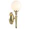 Dryden 1 Light Bath Light in Polished Brass