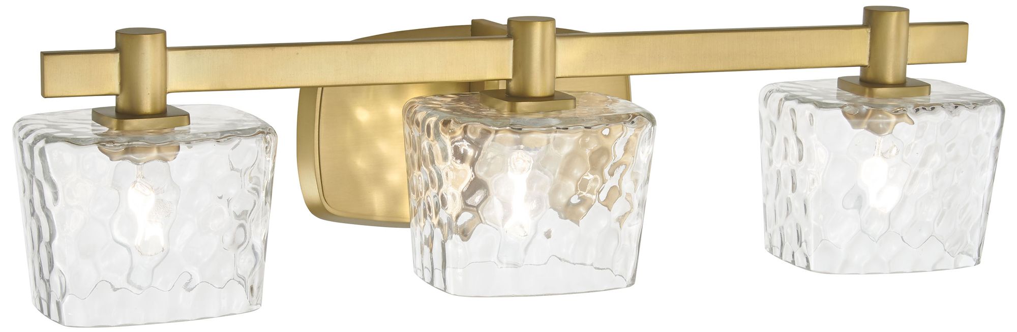 Image 4 Drysdale 23 1/2" Wide Soft Brass 3-Light Vanity Bath Light more views