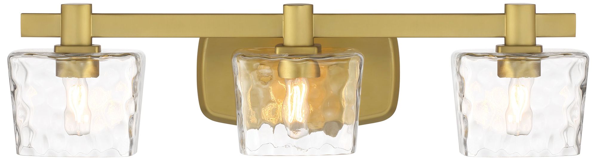 Image 5 Drysdale 23 1/2" Wide Soft Brass 3-Light Vanity Bath Light more views