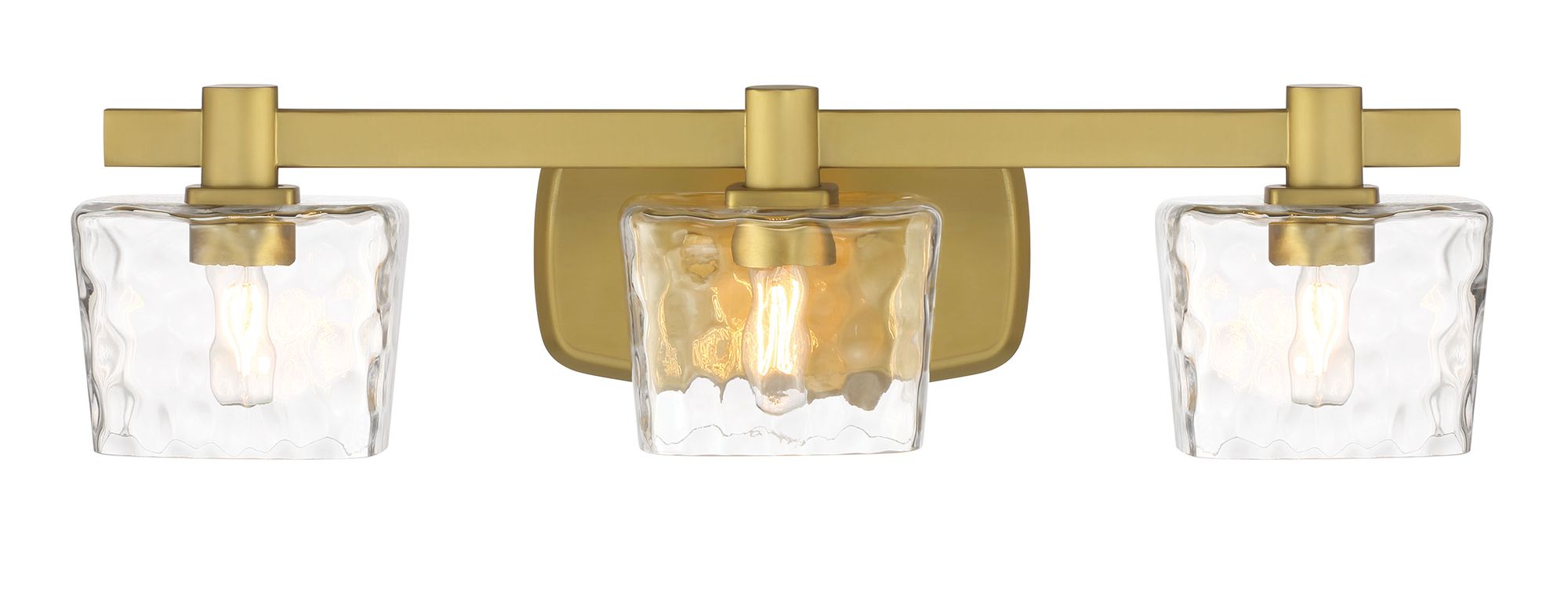 Image 7 Drysdale 23 1/2" Wide Soft Brass 3-Light Vanity Bath Light more views