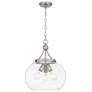 1_DSI Gemini 15-in W 3-Light Brushed Nickel Pendant