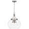 DSI Gemini 15-in W 3-Light Brushed Nickel Pendant