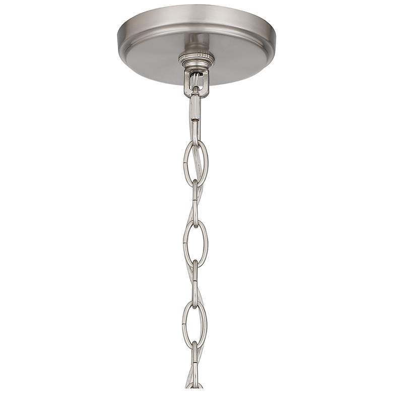 Image 5 DSI Gemini 15-in W 3-Light Brushed Nickel Pendant more views