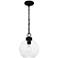 DSI Irie 9-in W 1-Light Earth Black Mini Pendant